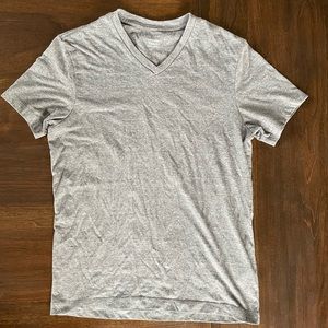 J Crew Slim Washed Grey V-Neck